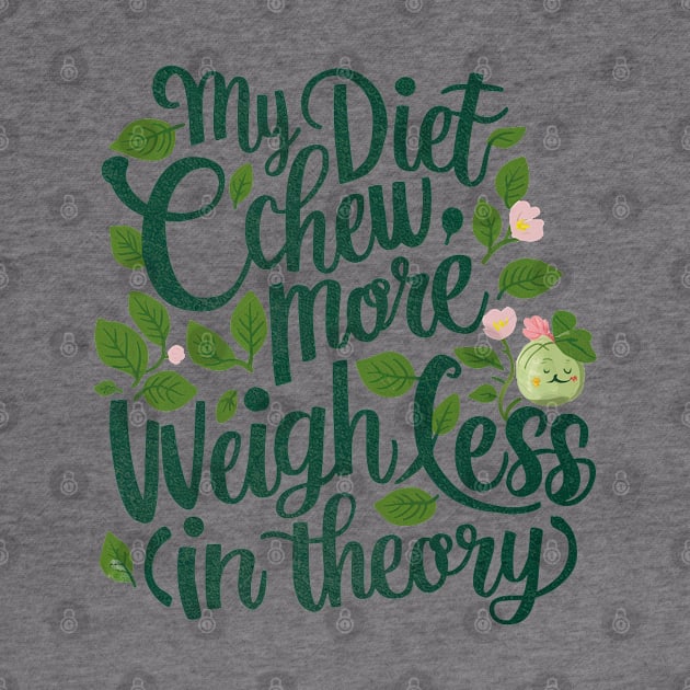 My diet plan: chew more, weigh less in theory for foodies by Spaceboyishere